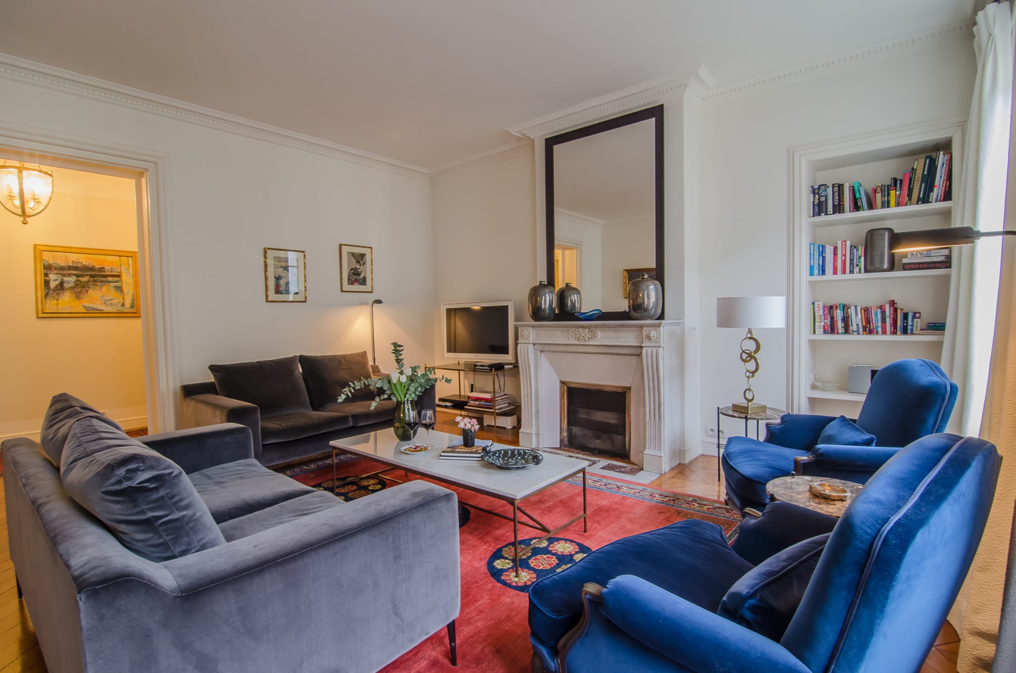 Rue de L'Univerite - living room.