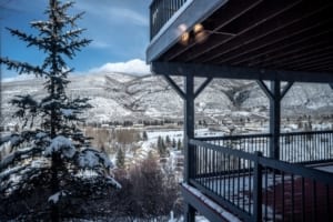 Photo of the Mountain View from One of the Best Luxury Vacation Home Rentals in Vail.