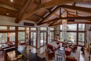 Photo of Garnet Lodge's Interior, One of the Finest Jackson Hole Luxury Rentals.