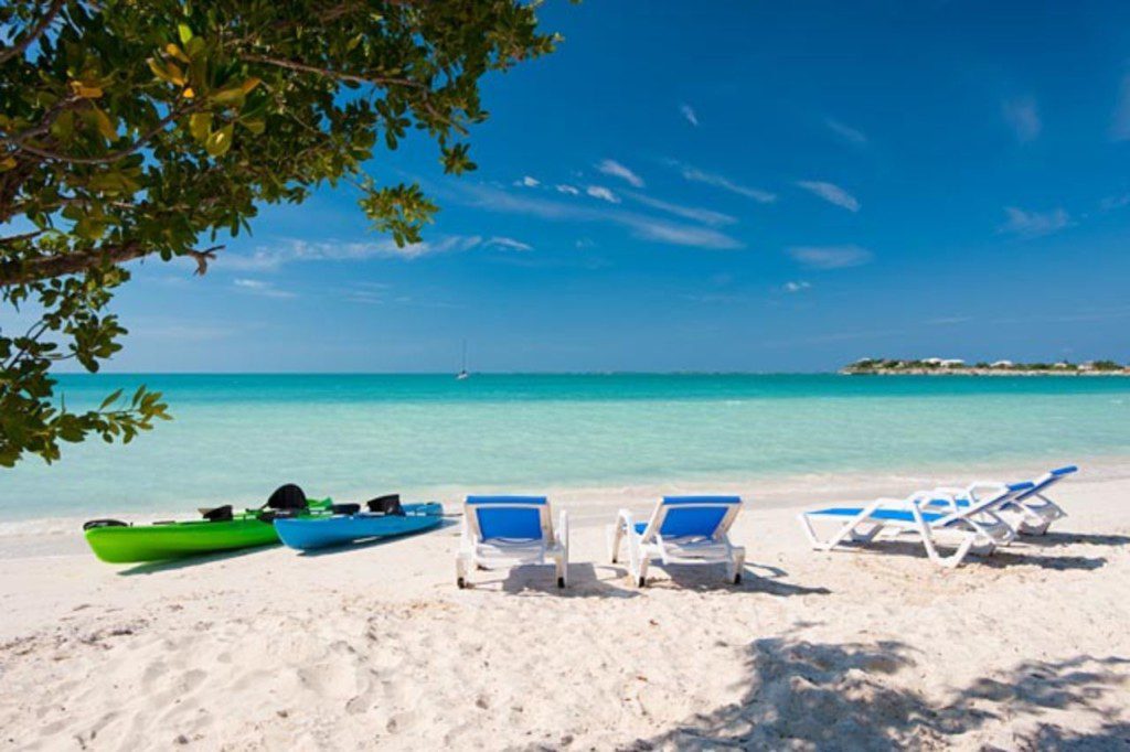 The beach outside White Villas in Turks And Caicos.