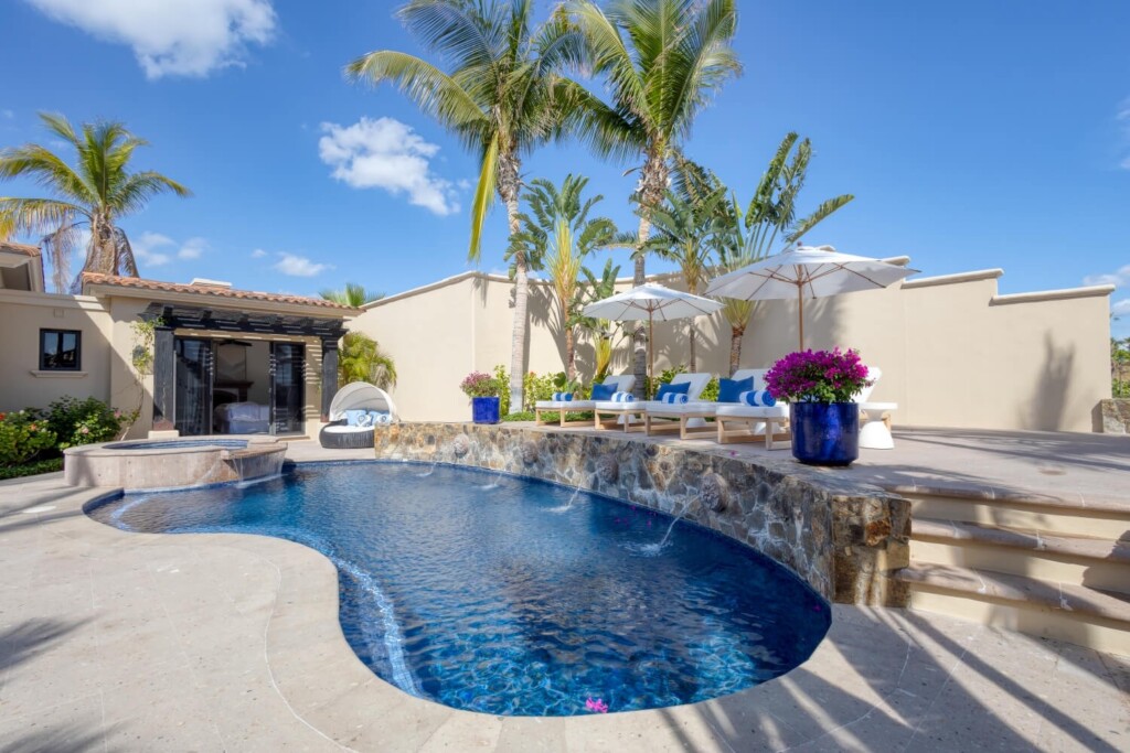 Poolside of Where To Stay In San Jose Del Cabo.