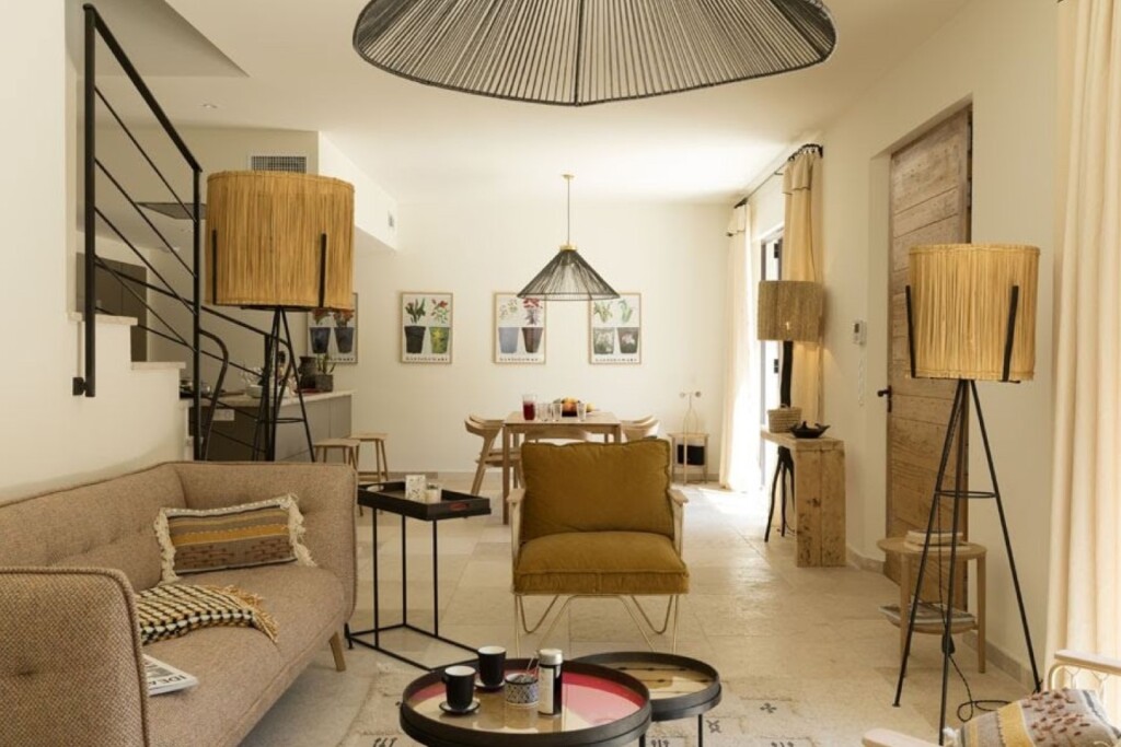 Interior of a Southern France vacation rental.