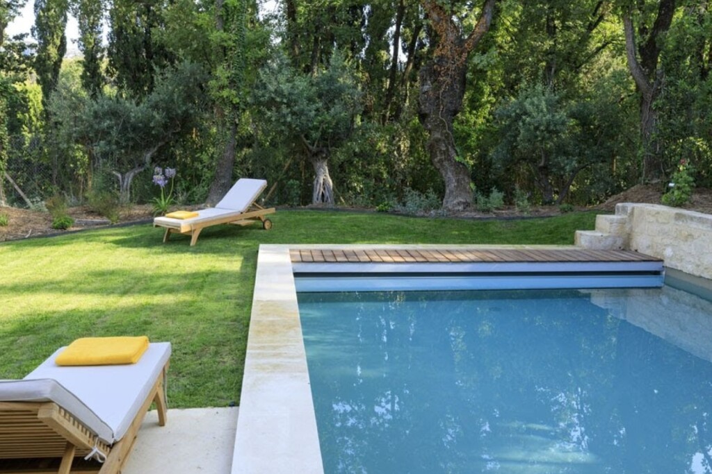 Pool at a Southern France vacation rental.