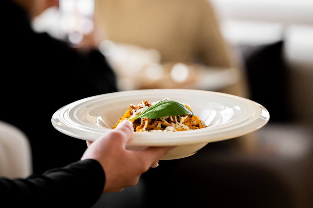 Food being served at Turks And Caicos Restaurants.