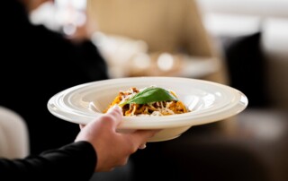 Food being served at Turks And Caicos Restaurants.